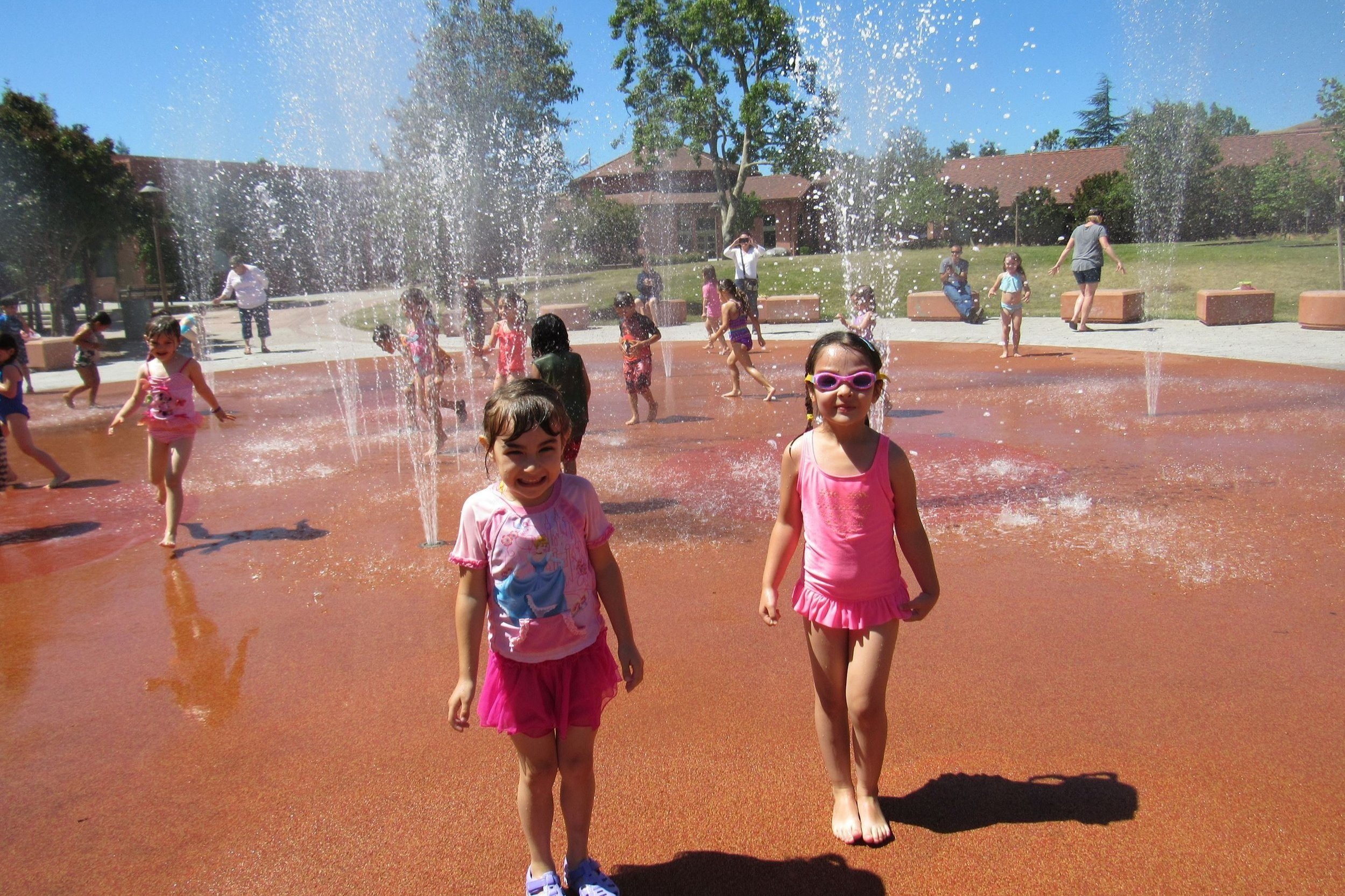 Cool off at the Downtown Splash Pad - a favorite for families!