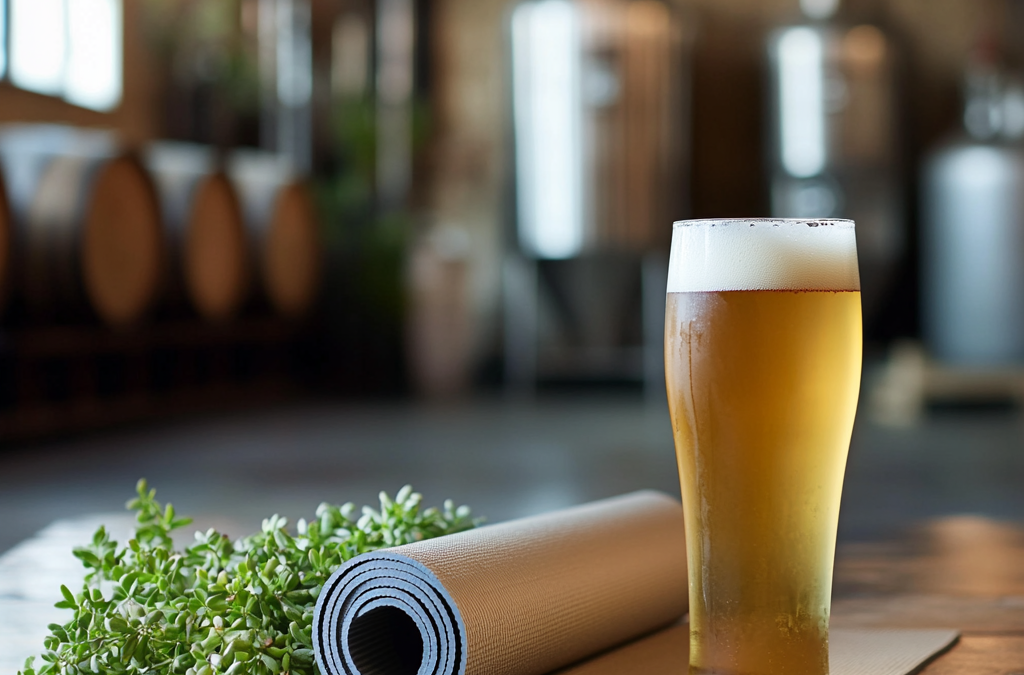 Unwind with Beer Yoga at Kelly Brewing Company in Morgan Hill