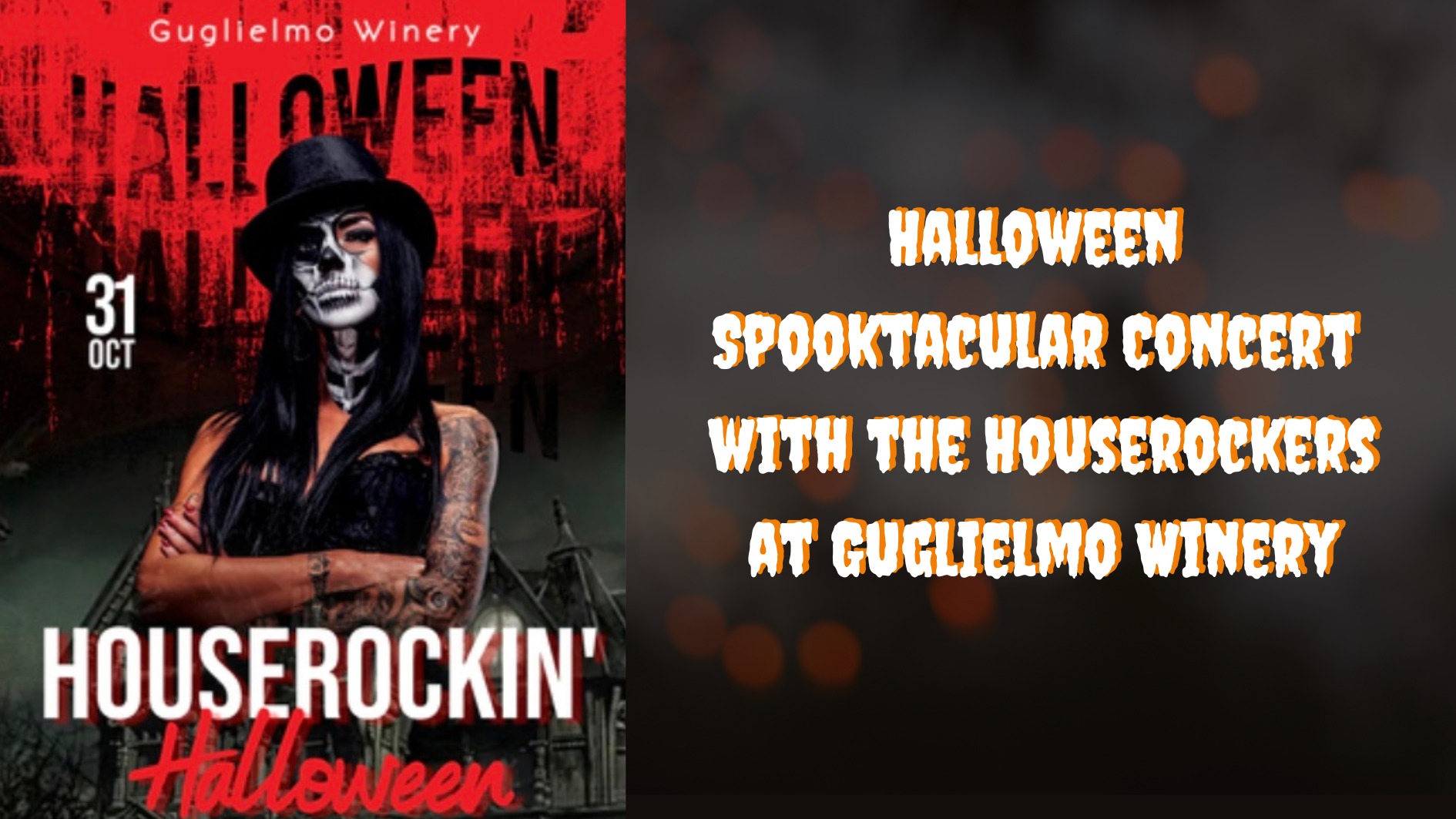 Halloween 2024 Concert: Join the Houserockers in Morgan Hill